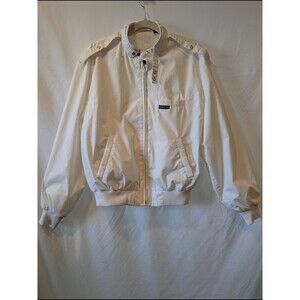 Vintage‎ Sz 42 Members Only White Jacket windbreaker 80s